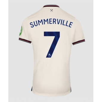 Billige Fotballdrakt West Ham United Crysencio Summerville #7 Replika Bortedrakt 2025-26 Kortermet